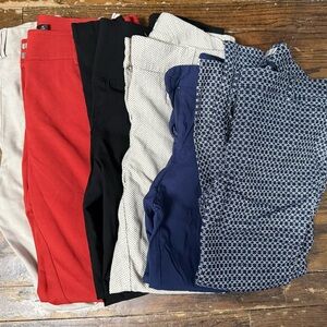 Lot of 6 Womens Pants